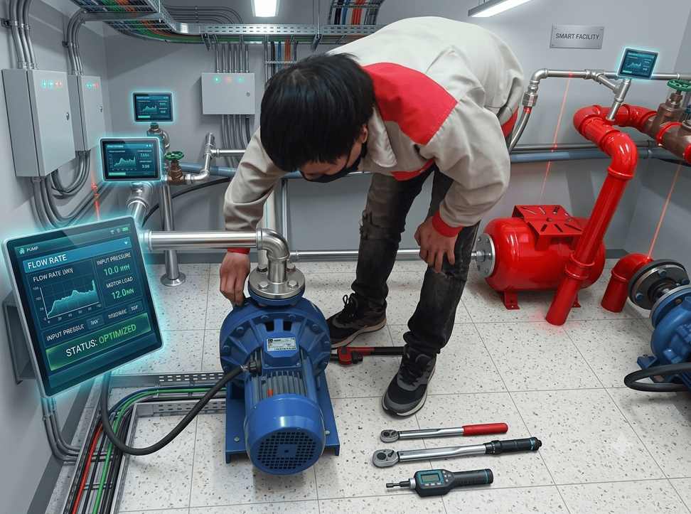 Kiểm tra máy bơm Hà Nội tại hệ thống cấp nước