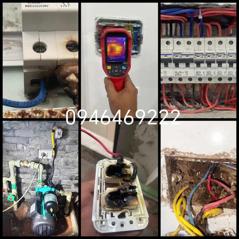 Tổng hợp hình ảnh kiểm tra sự cố điện dân dụng