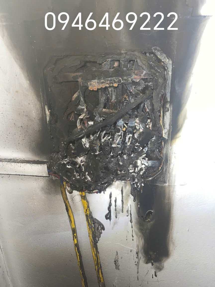 Tủ điện bị cháy hư hỏng cần kiểm tra phạm vi ảnh hưởng