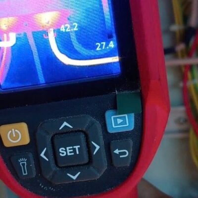Camera nhiệt đo nhiệt độ hệ thống điện