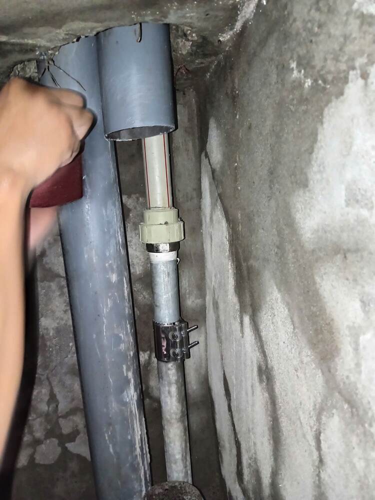Kiểm tra tuyến ống cấp nước trong nhà