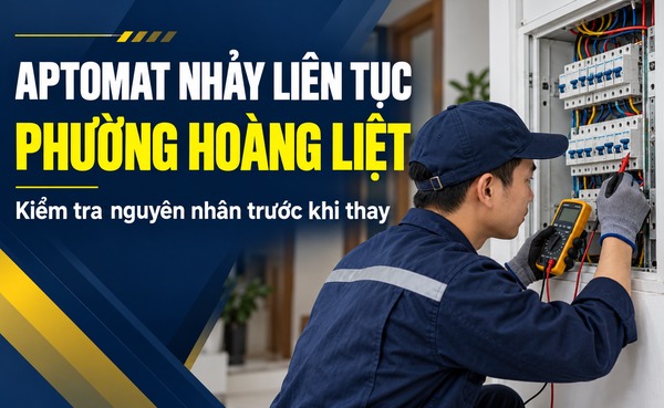 Ảnh minh họa: Sửa Aptomat nhảy liên tục tại phường Hoàng Liệt