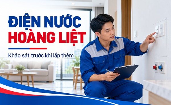 Ảnh minh họa: Thợ sửa điện nước tại phường Hoàng Liệt