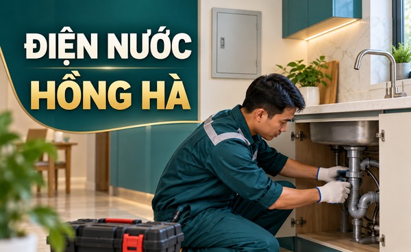 Ảnh minh họa thợ sửa điện nước tại phường hồng hà